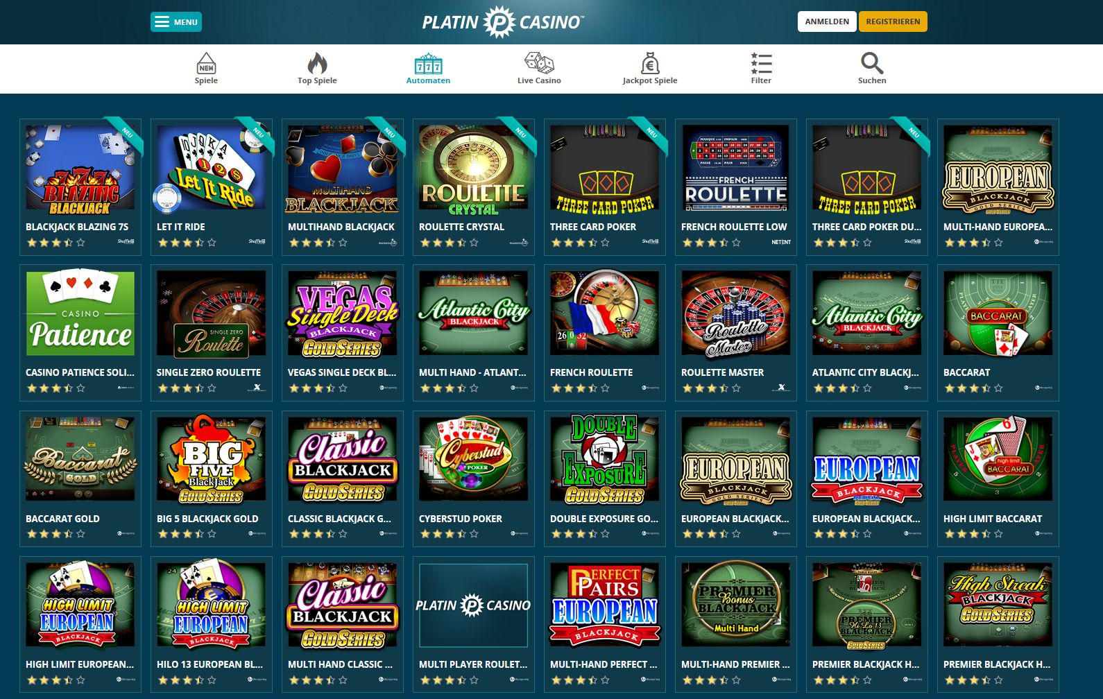 casino platin