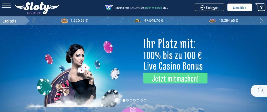 Sloty Casino Vorschau